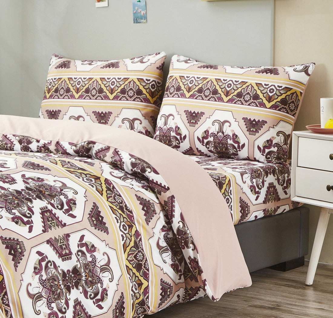 Majestic Oriental Kilim Duvet Cover Set – Persian Traditional Design