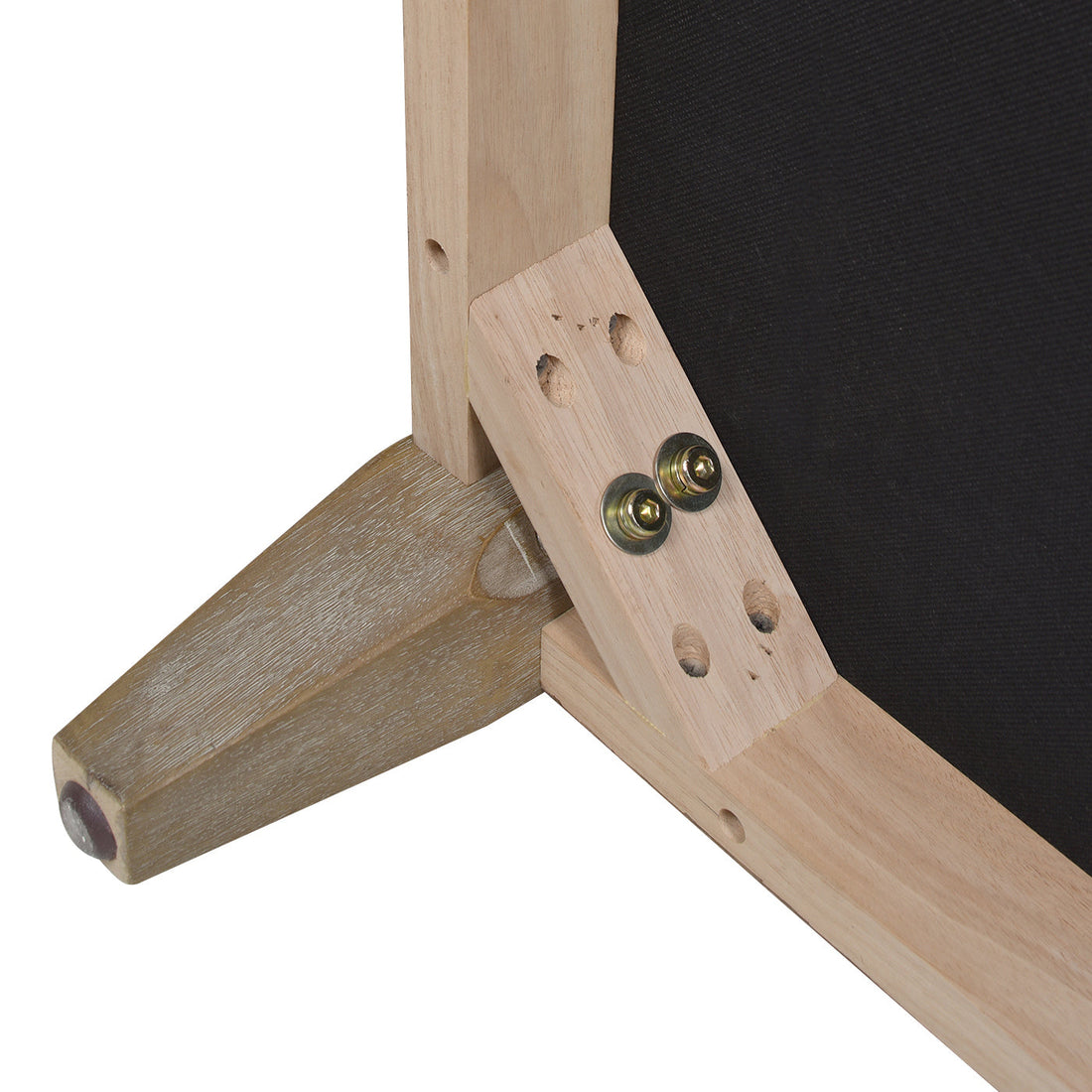 Knox 36" Modern Farmhouse Arm Chair, Deep Brown Performance Velvet