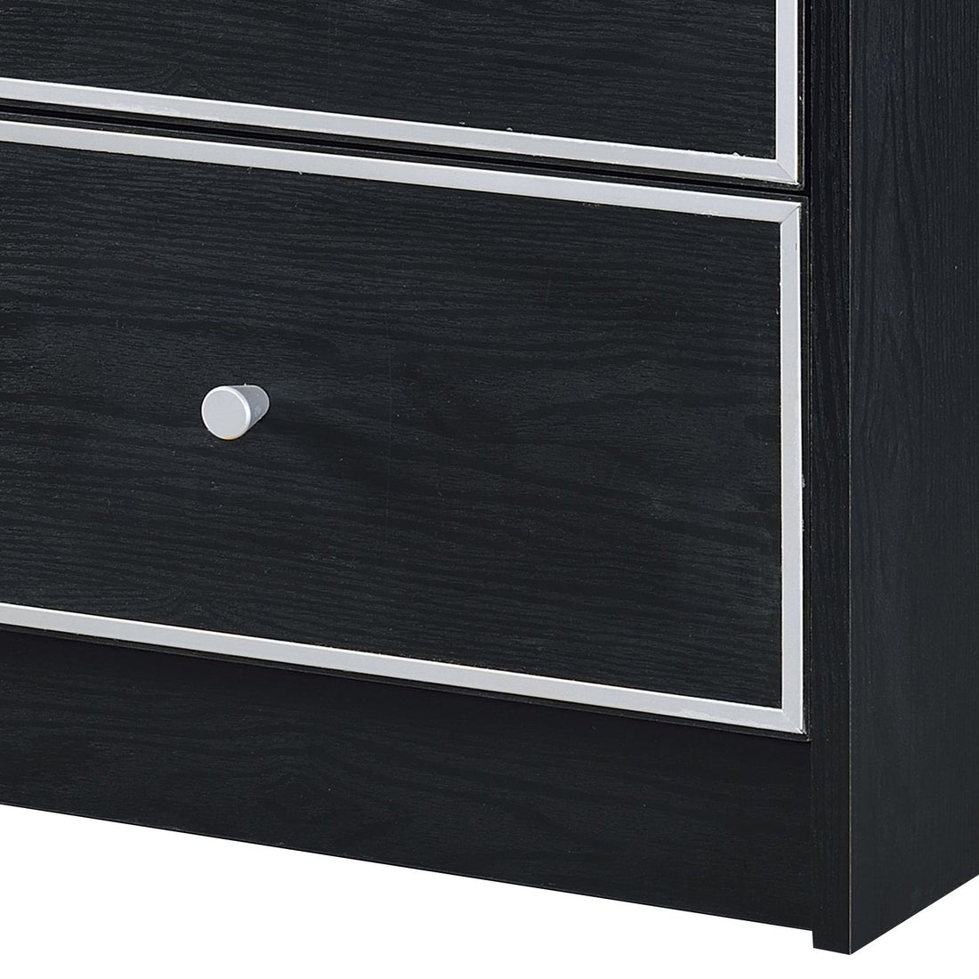 Modern Black Nightstand Table