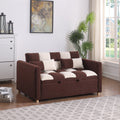 3-in-1 Convertible Sleeper Sofa Bed – Small Pull-Out Loveseat with Adjustable Backrest