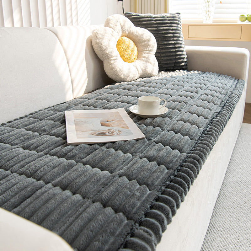 Plush Non-Slip Cushion Cover — Autumn & Winter Collection