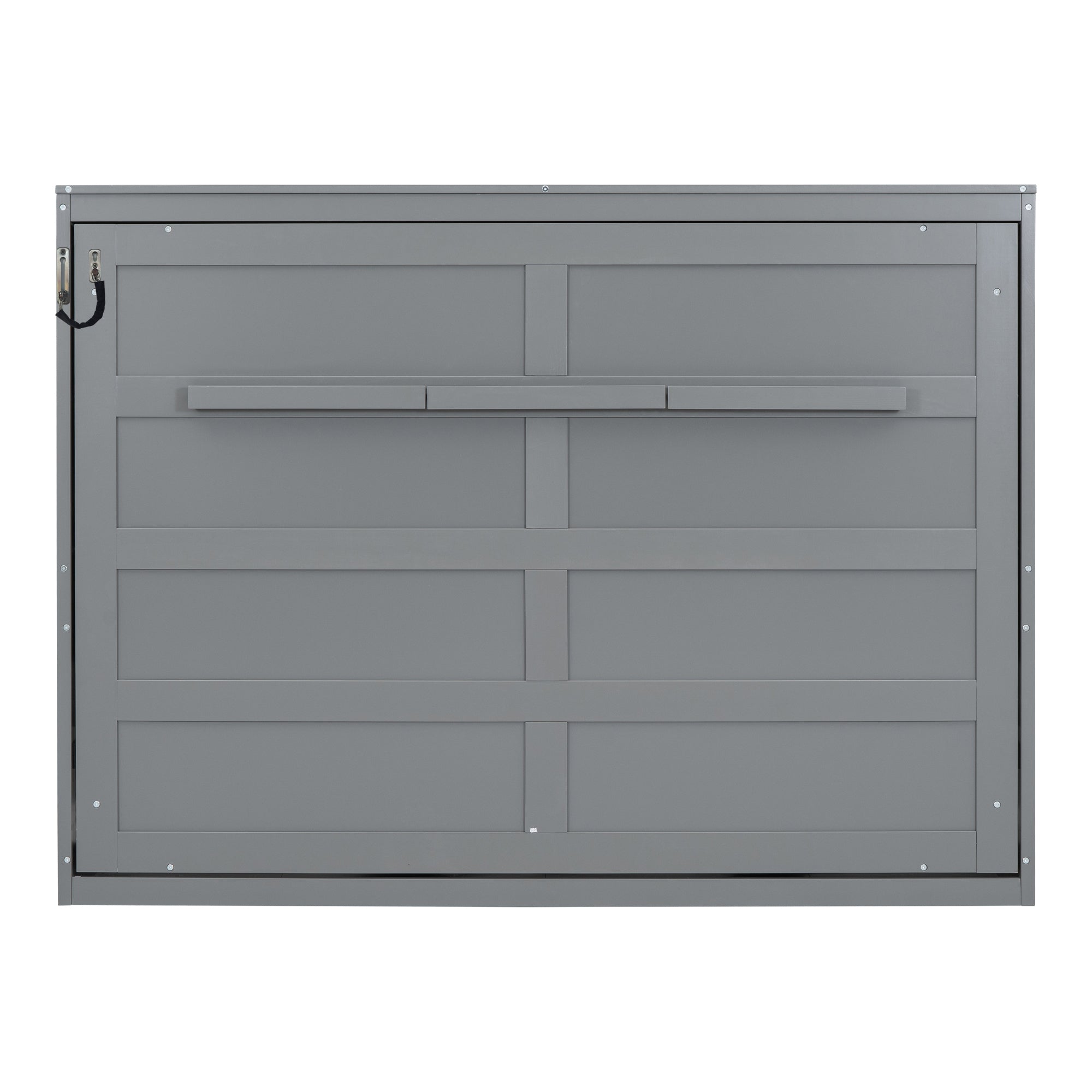 Full Size Gray Murphy Bed Wall Bed - Space Saving Solution