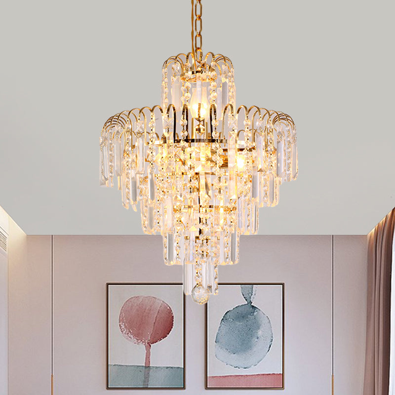 Madilyn Modern Tiered Chandelier: Add Dazzling Elegance to Your Space