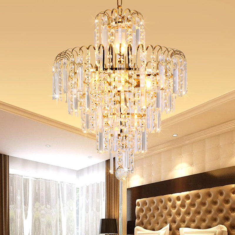 Madilyn Modern Tiered Chandelier: Add Dazzling Elegance to Your Space