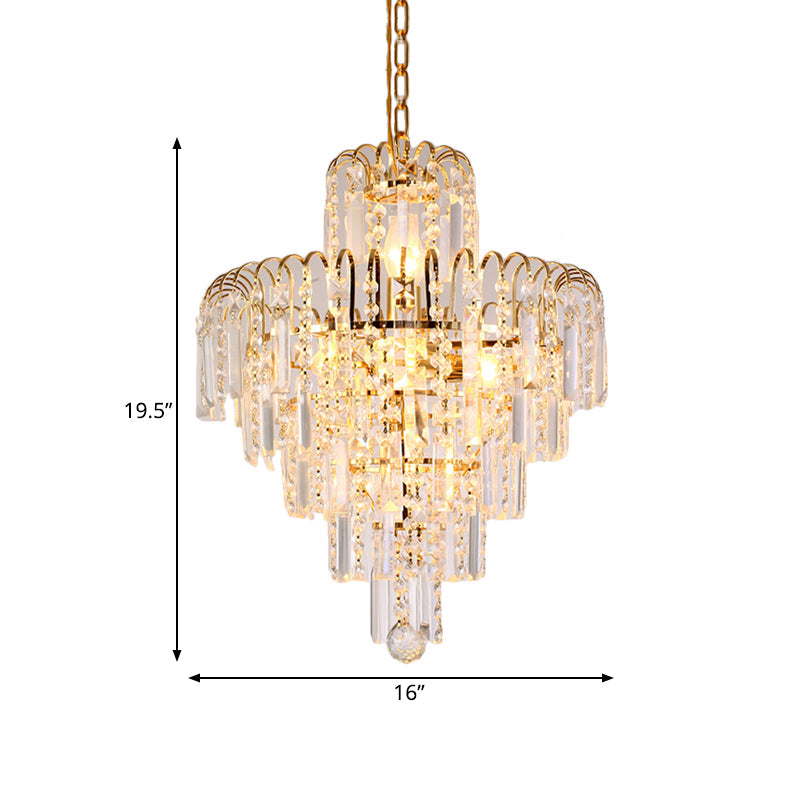 Madilyn Modern Tiered Chandelier: Add Dazzling Elegance to Your Space