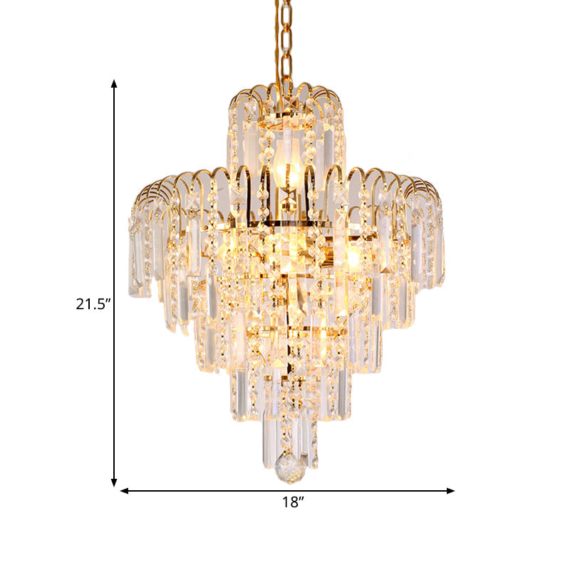 Madilyn Modern Tiered Chandelier: Add Dazzling Elegance to Your Space