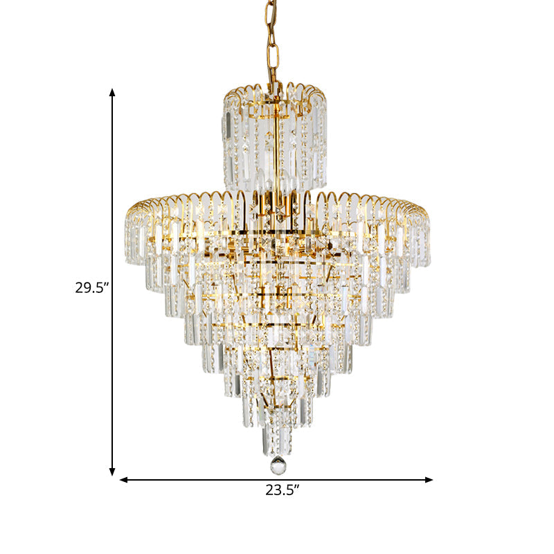 Madilyn Modern Tiered Chandelier: Add Dazzling Elegance to Your Space