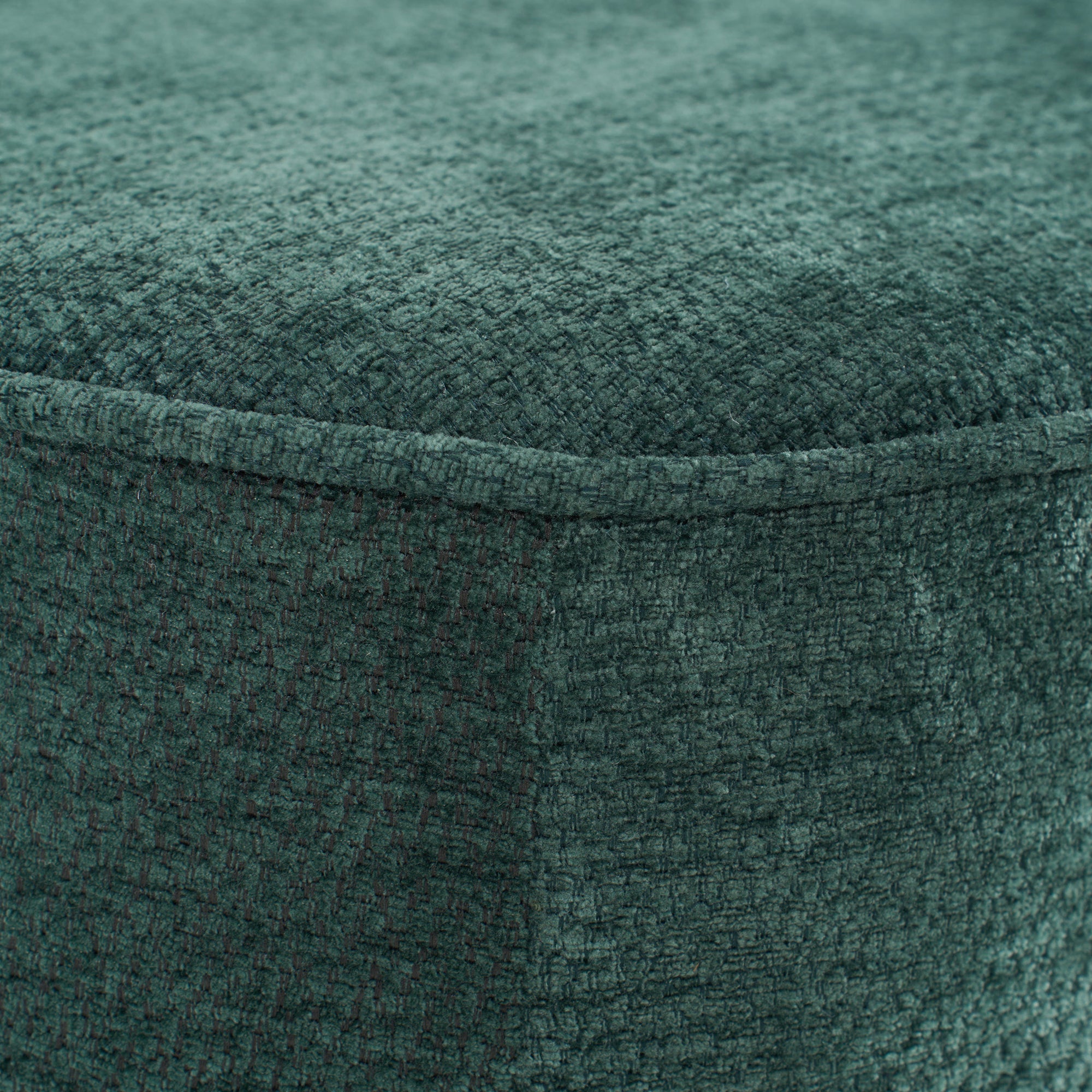 Modern Green Chenille L Shaped Sectional Sofa with Chaise