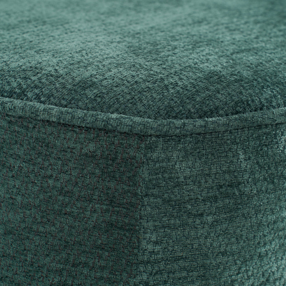 Modern Green Chenille L Shaped Sectional Sofa with Chaise