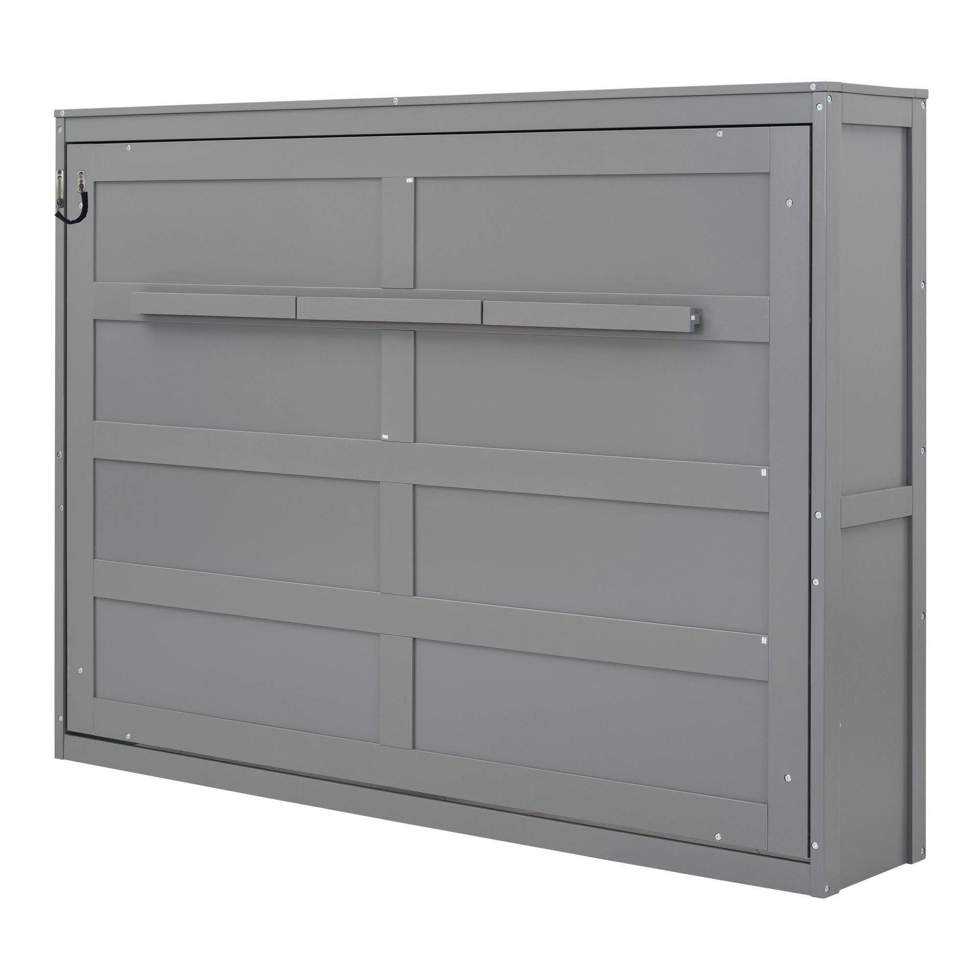 Full Size Gray Murphy Bed Wall Bed - Space Saving Solution