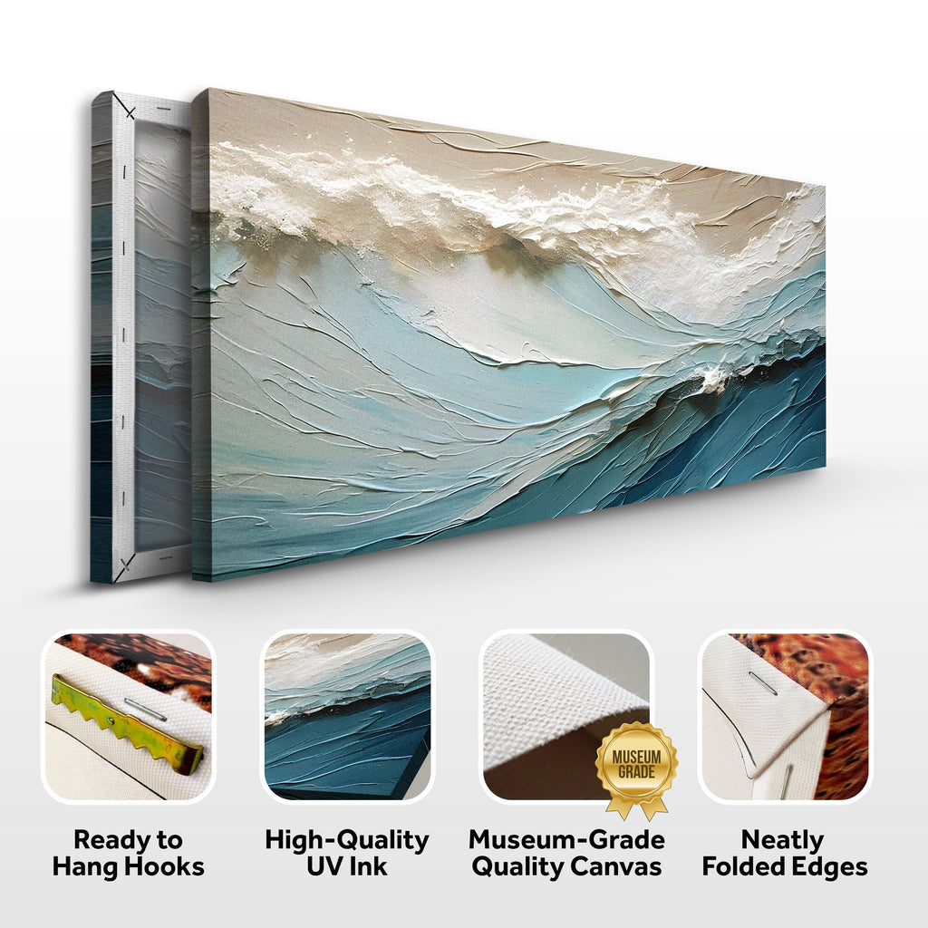 Beige Minimalist Abstract Wall Art for Modern Home Decor