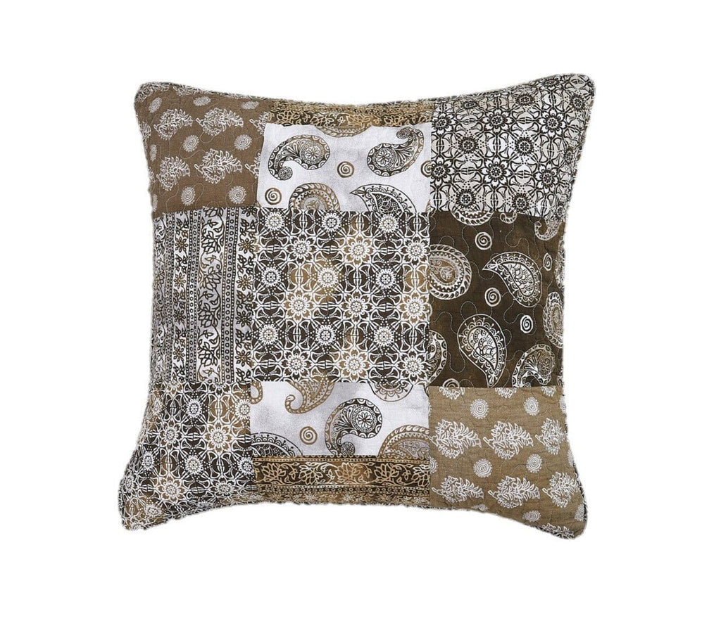 Bohemian Paisley Bed in a Bag Set – Olive Brown Floral (JHW885)