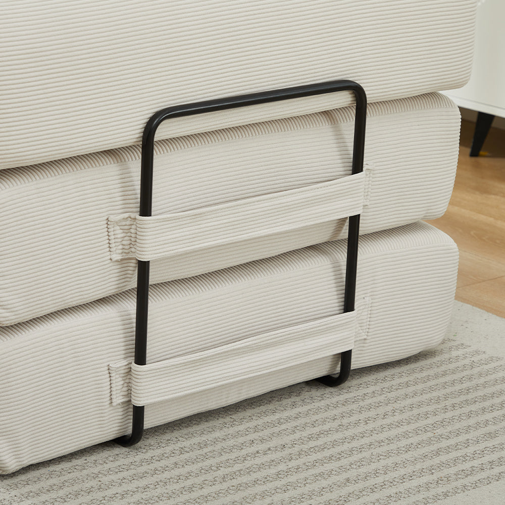 Folding Sofa Bed Convertible Couch with 2 Pillows