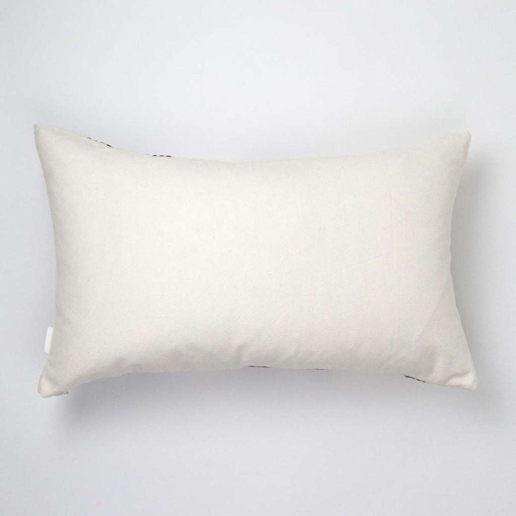 Vintage Jade Green Striped Pillow