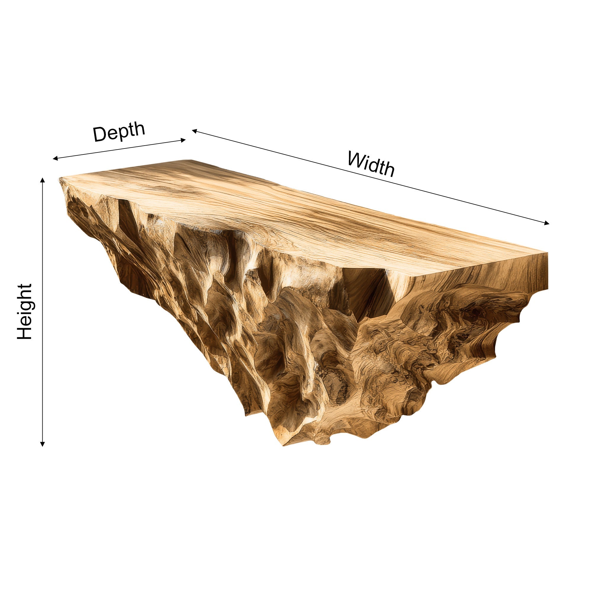 Altair Mountain Solid Wood Floating Shelf