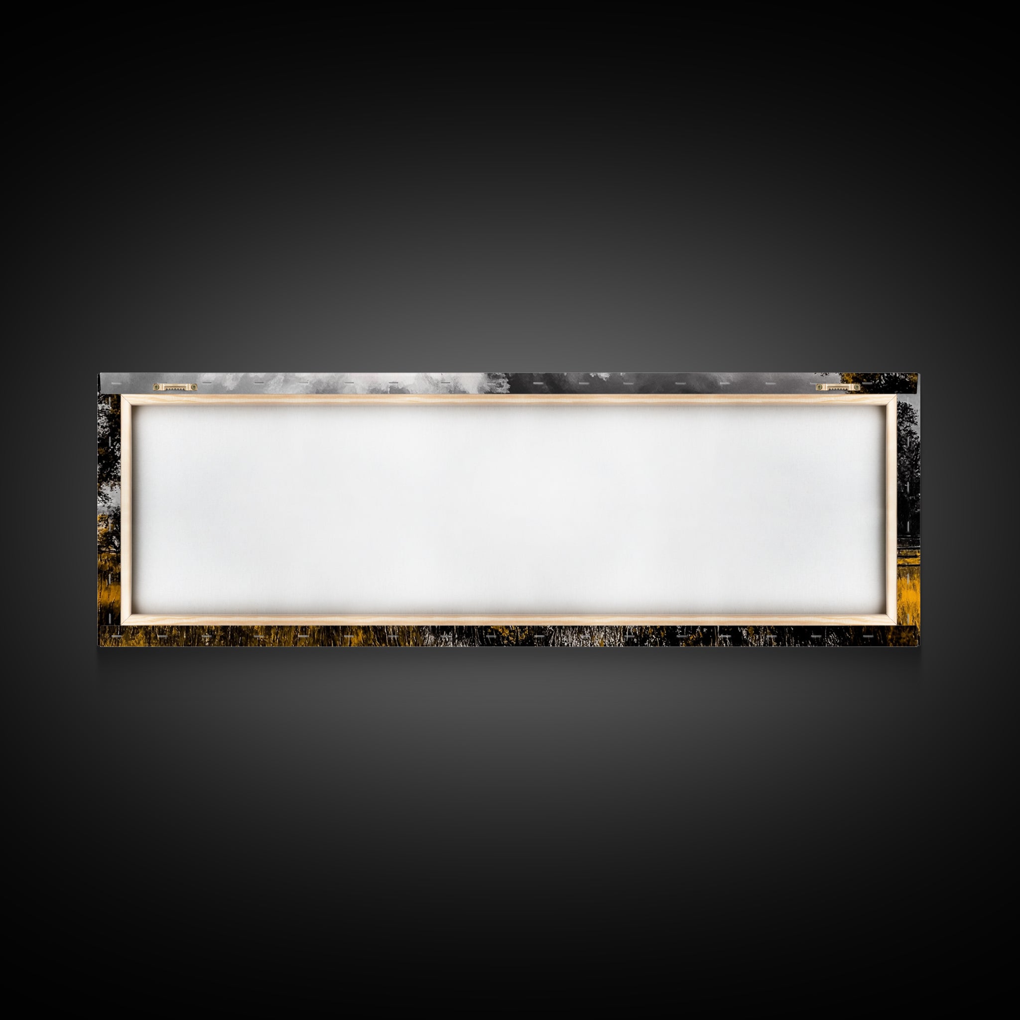 Western Ranch Barn Landscape – Rustic Farmhouse Canvas Art