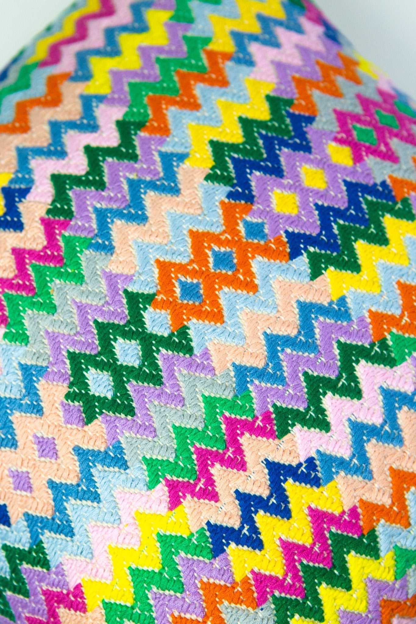 Cotzal Rainbow Brocade Pillows