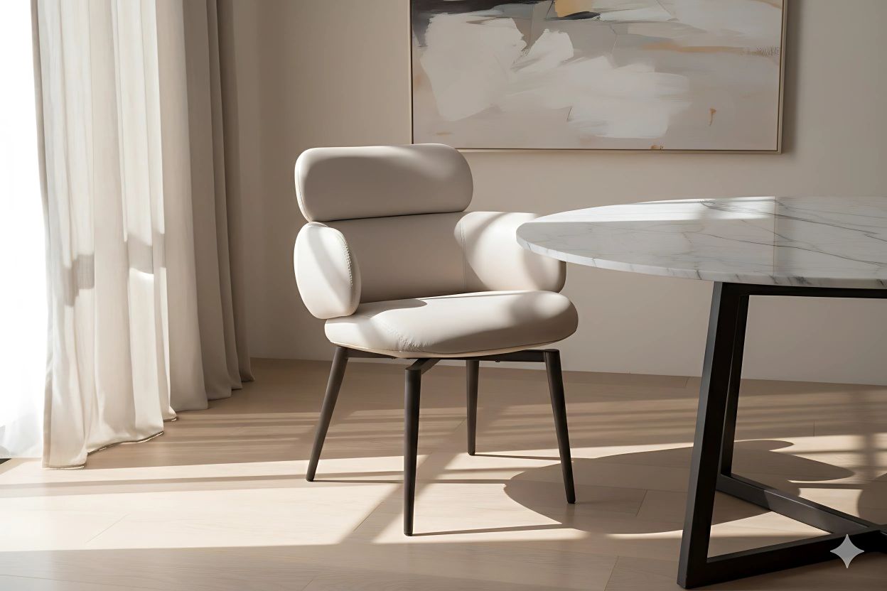 Como Swivel Dining Armchair