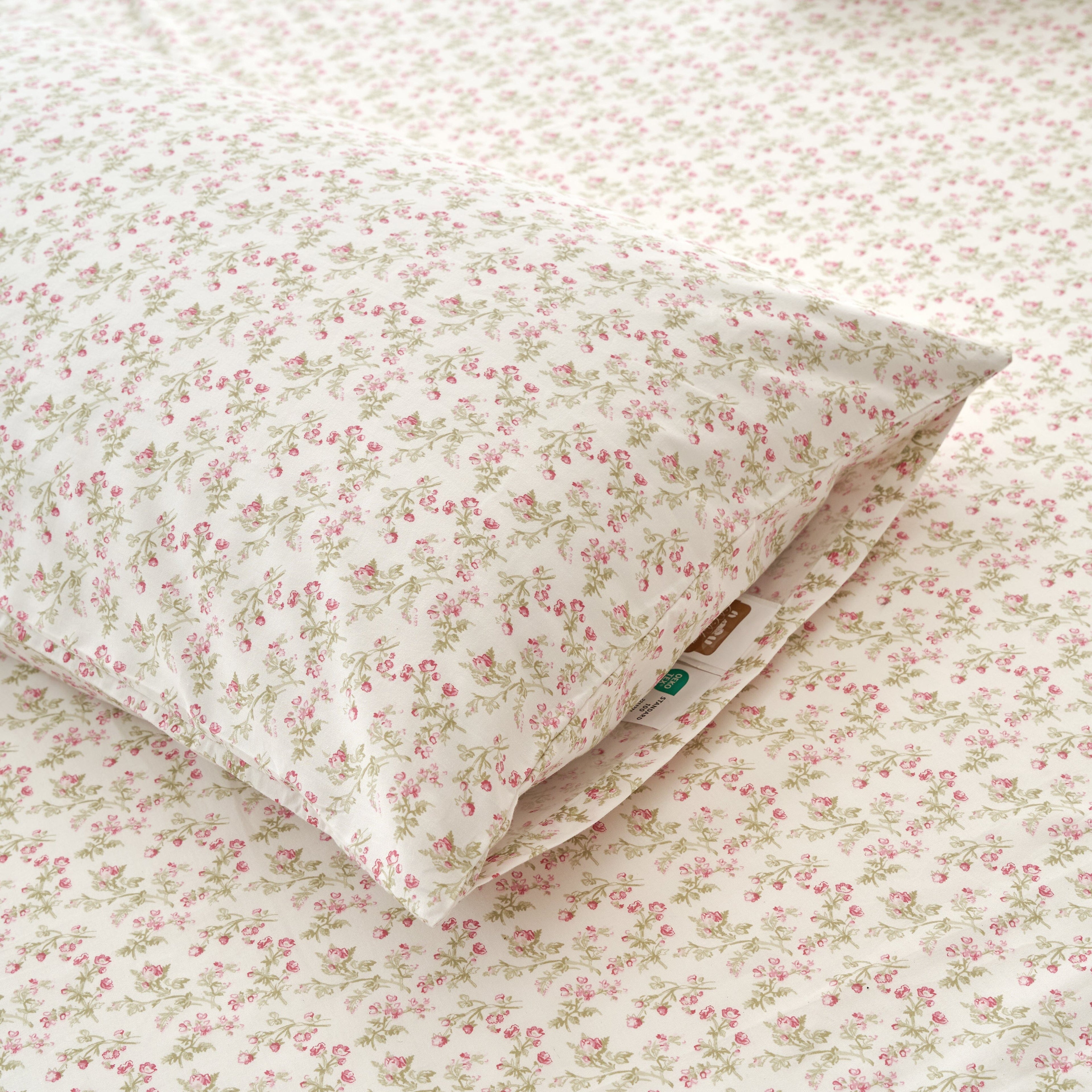 Romantic Coquette Cotton Sheet Set – Floral Deep Pocket Bedding