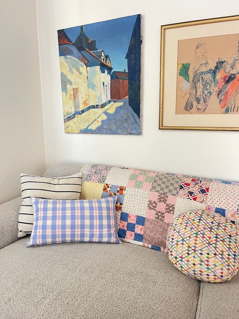 Cotzal Rainbow Brocade Pillows
