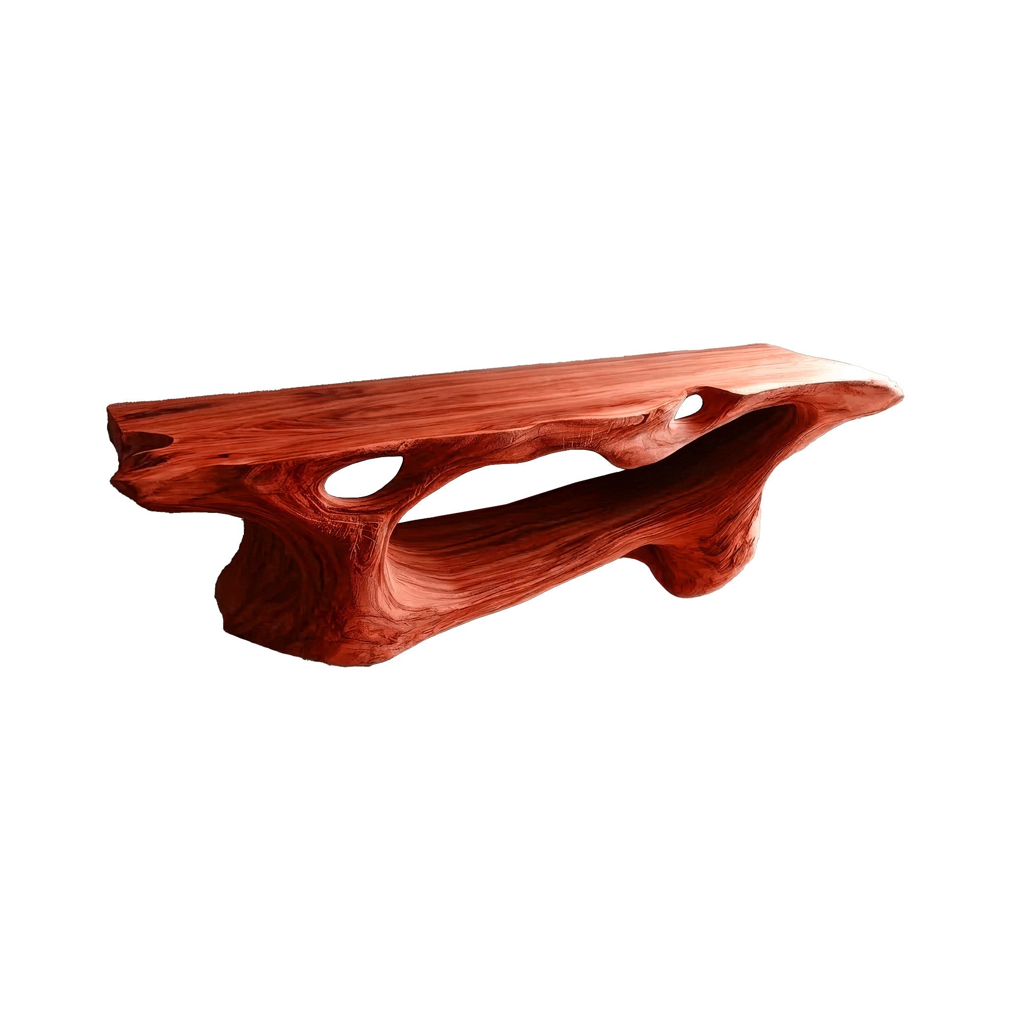 Elowen Handcrafted Solid Wood Floating Bathroom Vanity with Open Storage