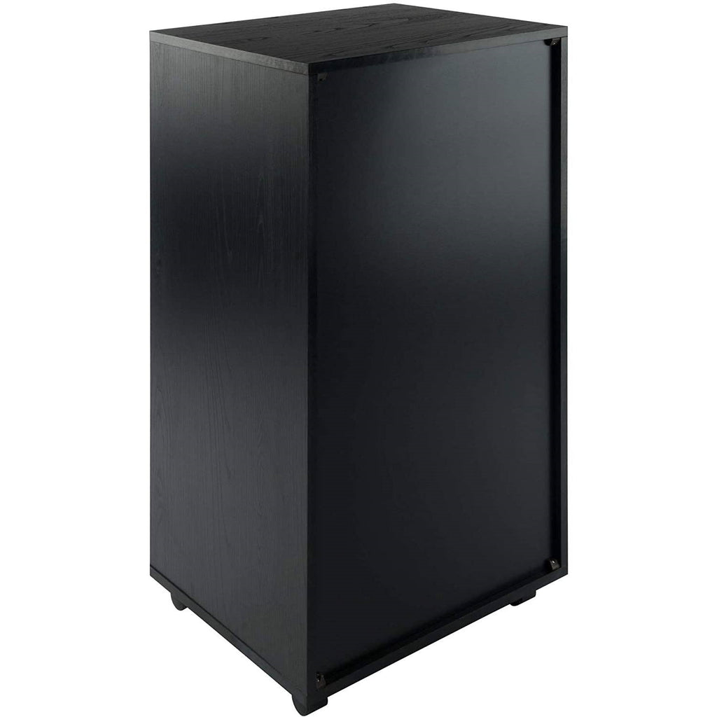 Scandinavian 7-Drawer Storage Cabinet – Black Finish