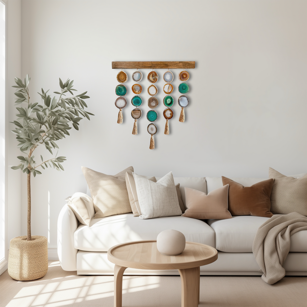 Juniper Uma Agate Wall Hanging (24 Inch)