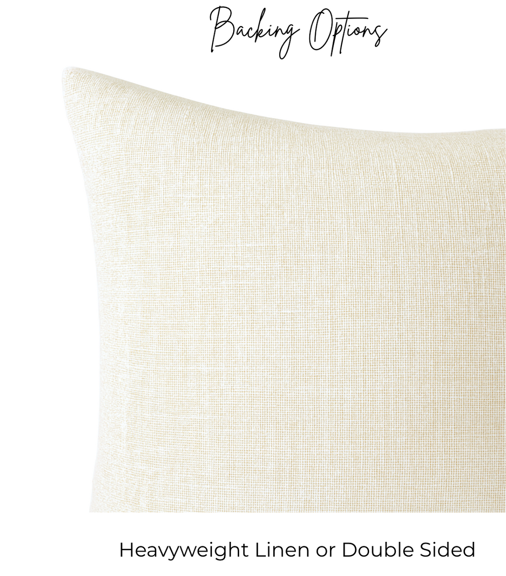 Ivins Woven Pillow Cover in Ivory, Schumacher Textiles