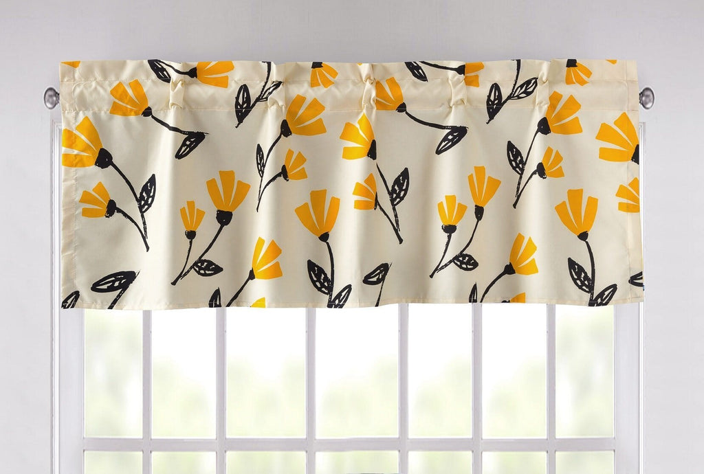 Yellow Fleur Botanical Bedding Set – Duvet, Sheets & Pillowcases (18112)