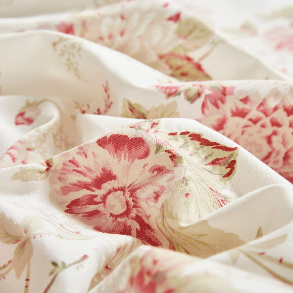 Hint of Mint Cottage Floral Cotton Flat Sheet Set – With Pillowcase (3036)