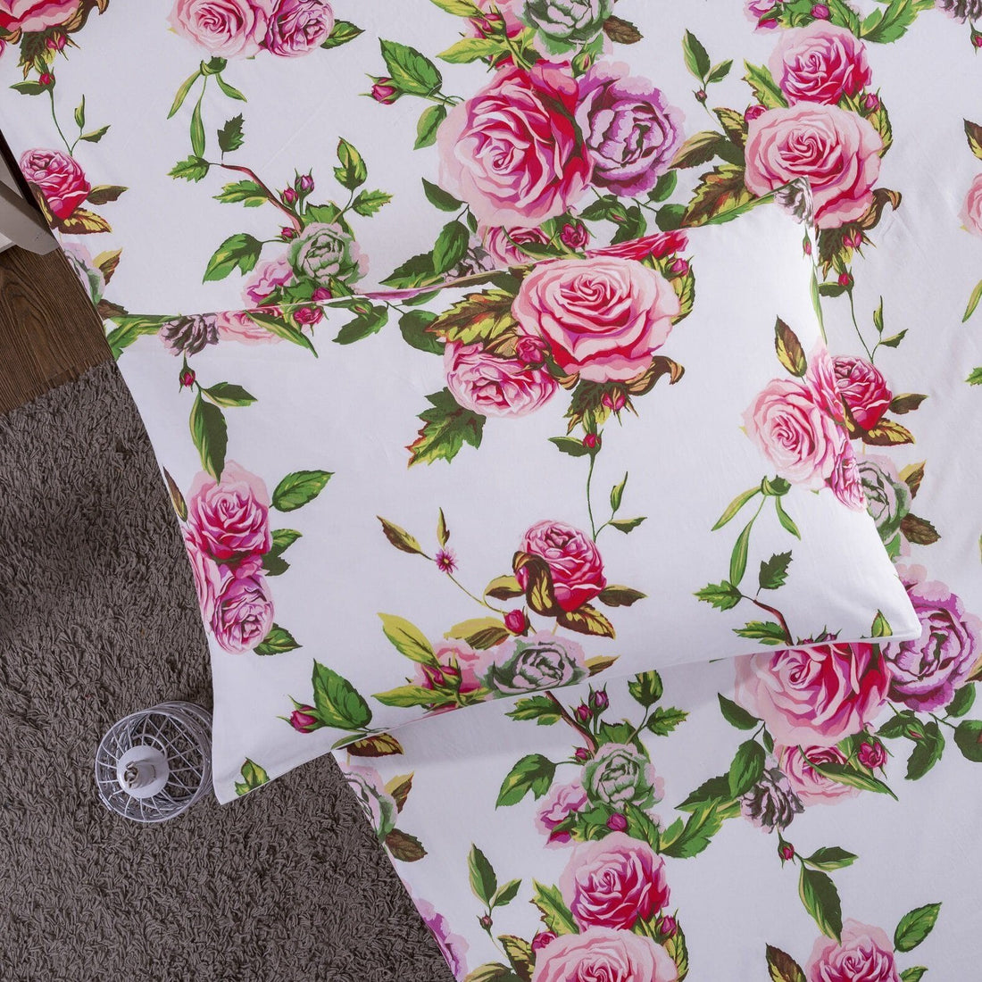 Romantic Roses Bedding Set – Bed in a Bag Bundle (JHW-879)
