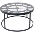 Side Table Roman Black √ò76cm