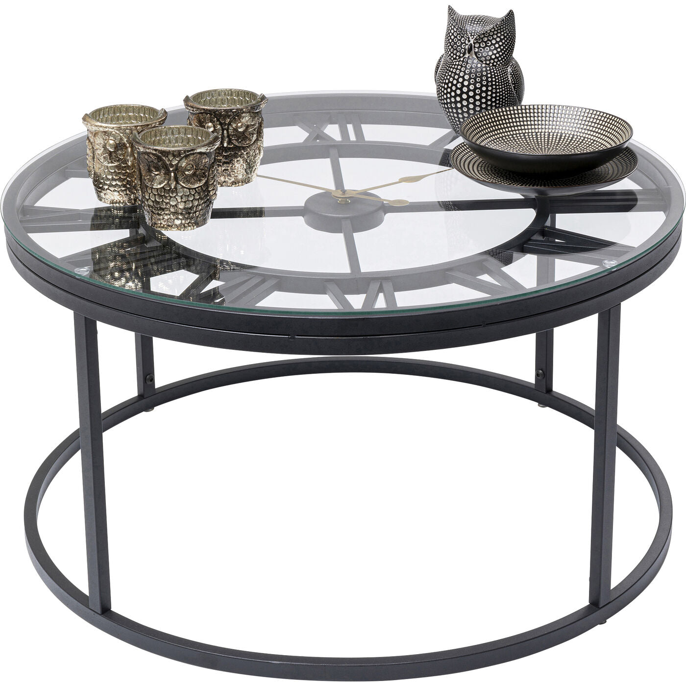 Side Table Roman Black √ò76cm