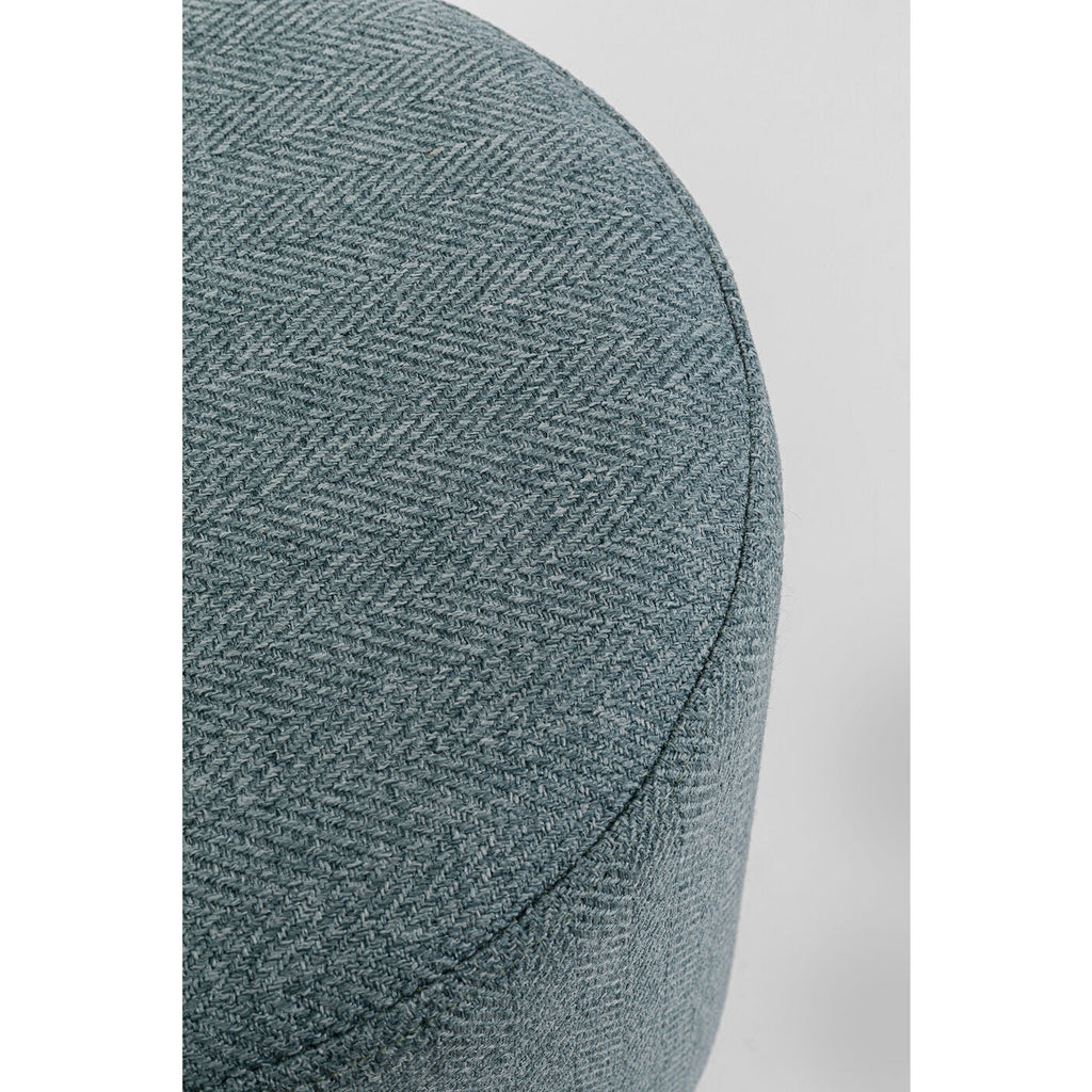 Stool Cherry Lina Light Blue Brass Ø35cm