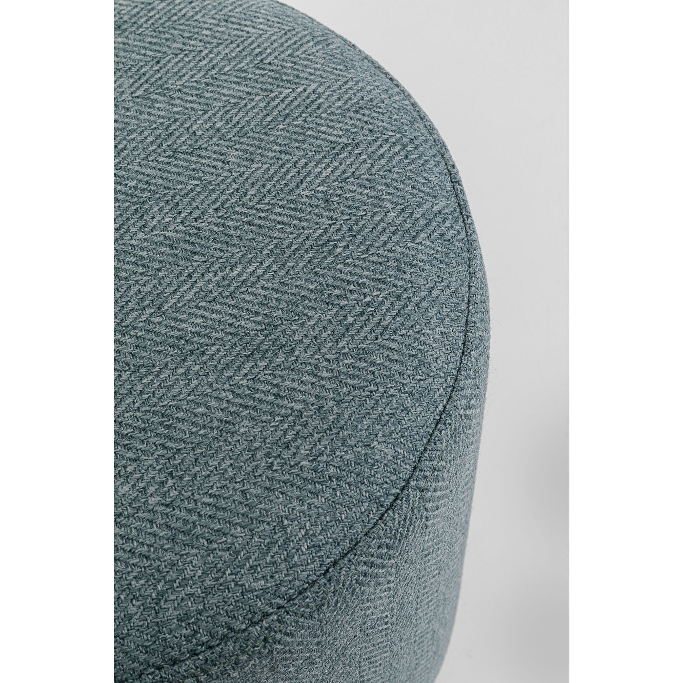 Stool Cherry Lina Light Blue Brass Ø35cm