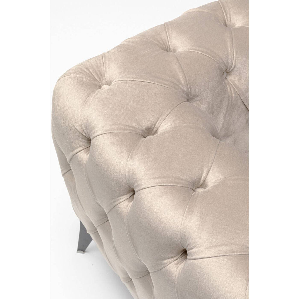 Armchair Bellissima Velvet Taupe 120cm