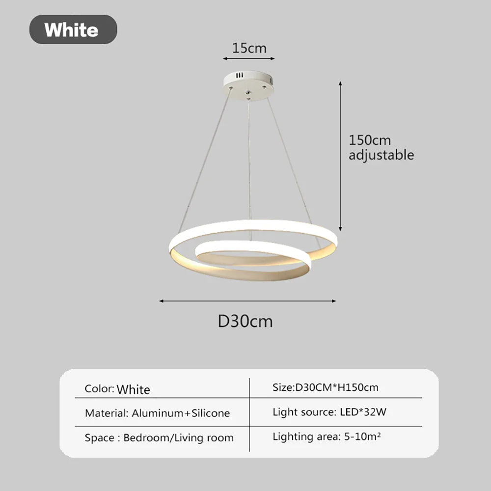 LED Pendant Light Double-Ring