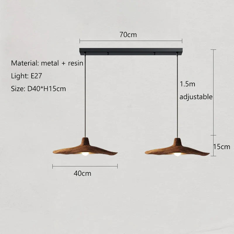 Vintage Wabi-Sabi E27 LED Pendant Light – Timeless Home & Cafe Decor