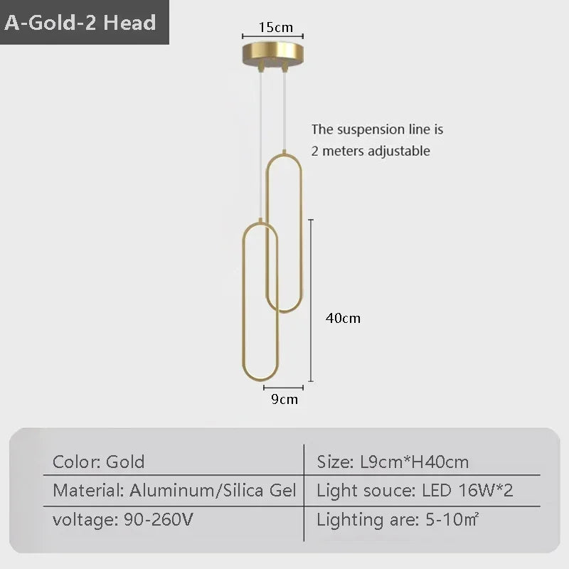 LED Pendant Light Tricolor Indoor