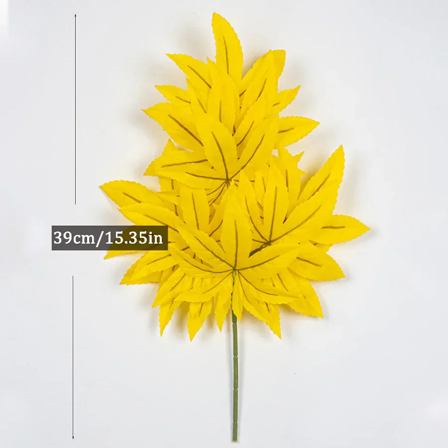 Dlight Decor 43cm Autumn Maple Leaf Branch for Fall Display