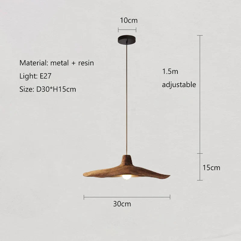 Vintage Wabi-Sabi E27 LED Pendant Light – Timeless Home & Cafe Decor