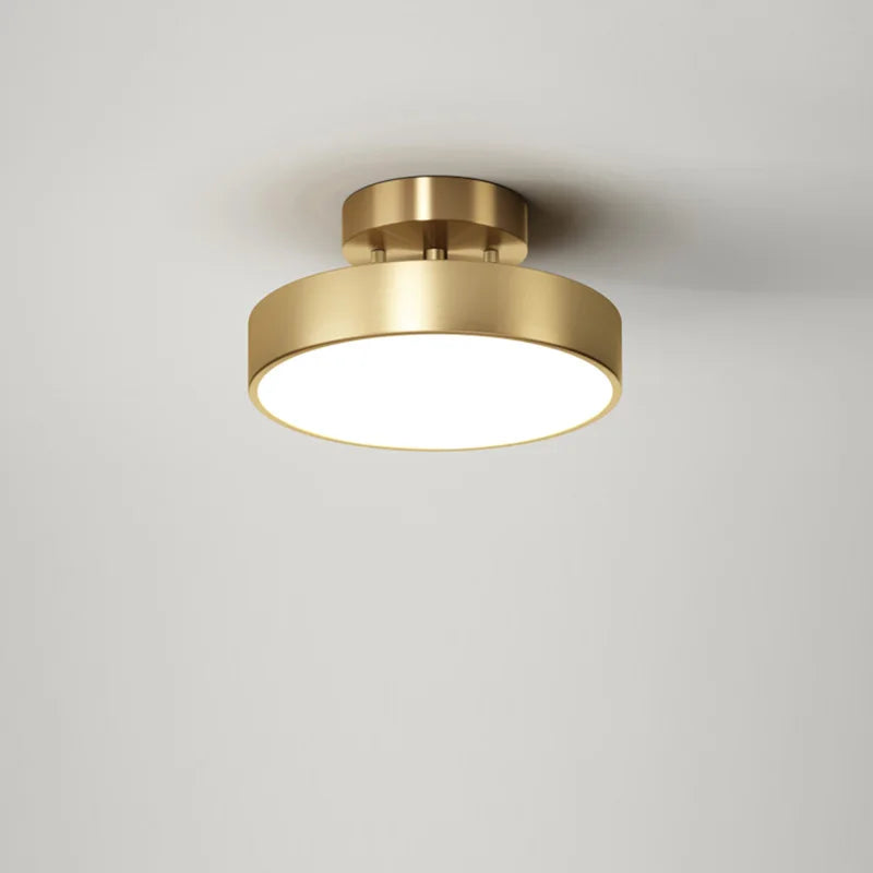Modern LED Ceiling Chandelier – Adjustable Brass Lighting for Home