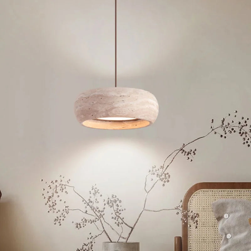DecorBites™ LED Pendant Lights Natural Stone
