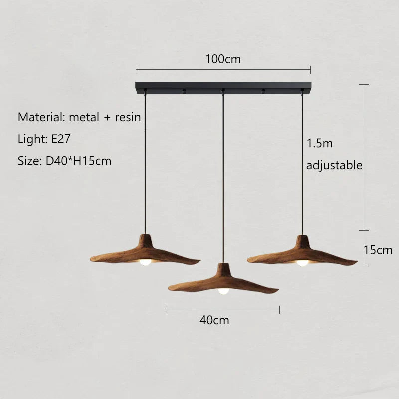 Vintage Wabi-Sabi E27 LED Pendant Light – Timeless Home & Cafe Decor