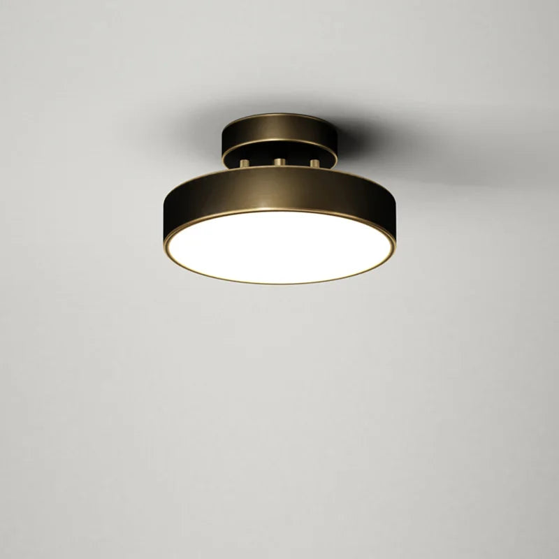 Modern LED Ceiling Chandelier – Adjustable Brass Lighting for Home