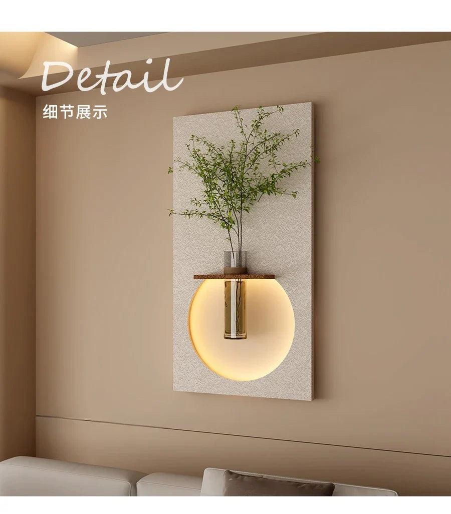 Dlight Decor Sandstone Vase Wall Lamp for Hallways
