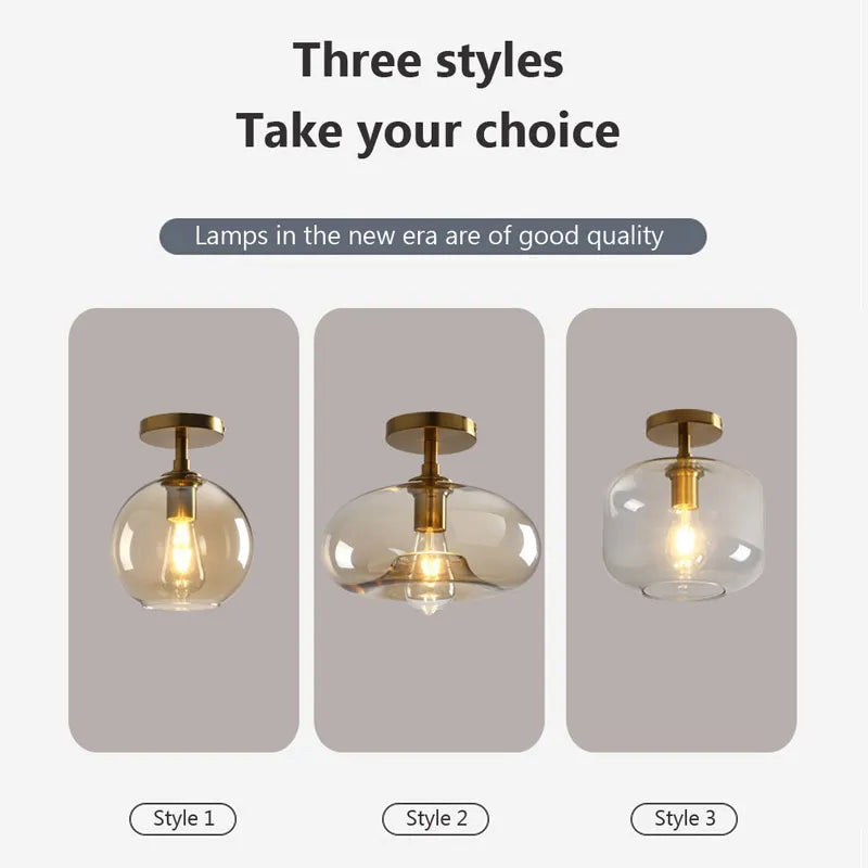 This simple glass pendent looks great in Dorothy's Kitchen Window. Now about you?Modern LED Glass Ceiling light Minimalist Cloakroom Balcony Bedroom Dining Room Lighting Hallway Lamp Indoor lighting