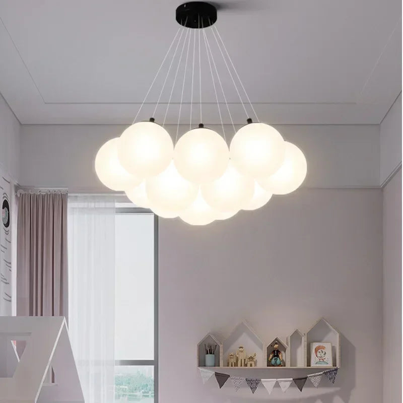 LED Chandeliers Glass Ball