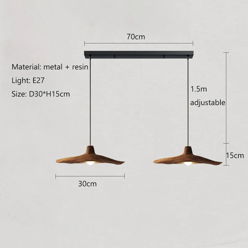 Vintage Wabi-Sabi E27 LED Pendant Light – Timeless Home & Cafe Decor