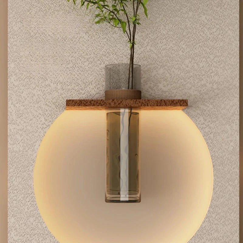 Dlight Decor Sandstone Vase Wall Lamp for Hallways
